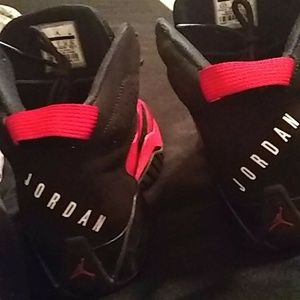 Red and black jordan